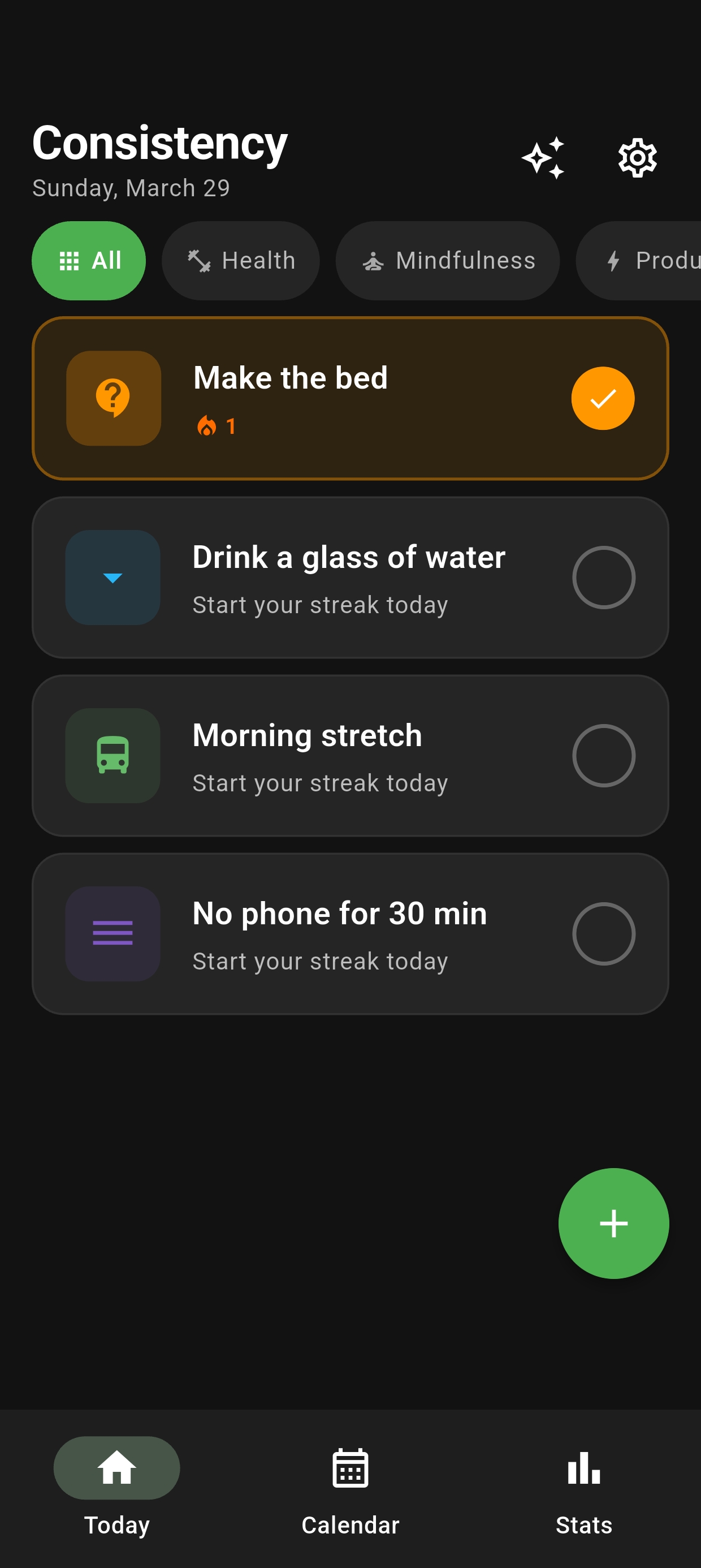 Consistency - Habit Tracker screenshot