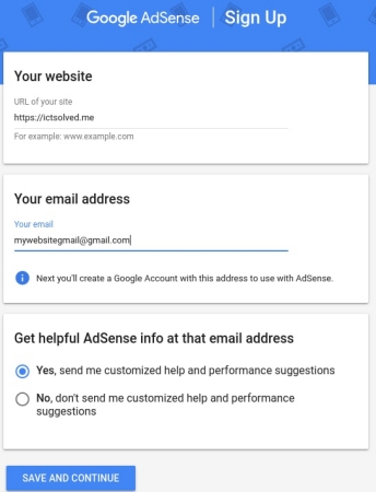 AdSense Details