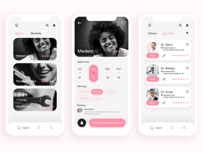 Dental App UI Design