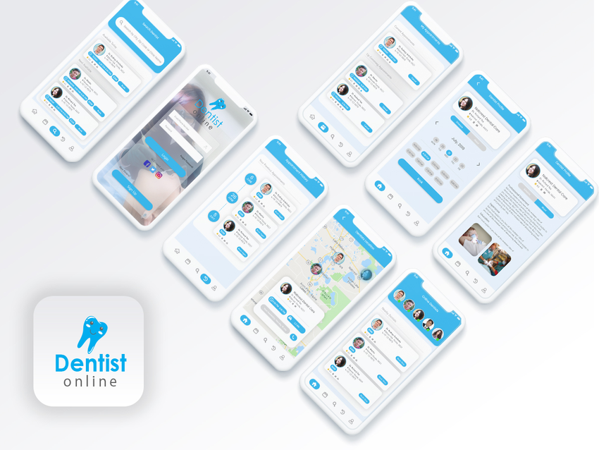 Dentist Online UI design