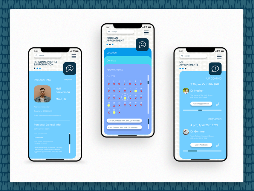 Dental App UI