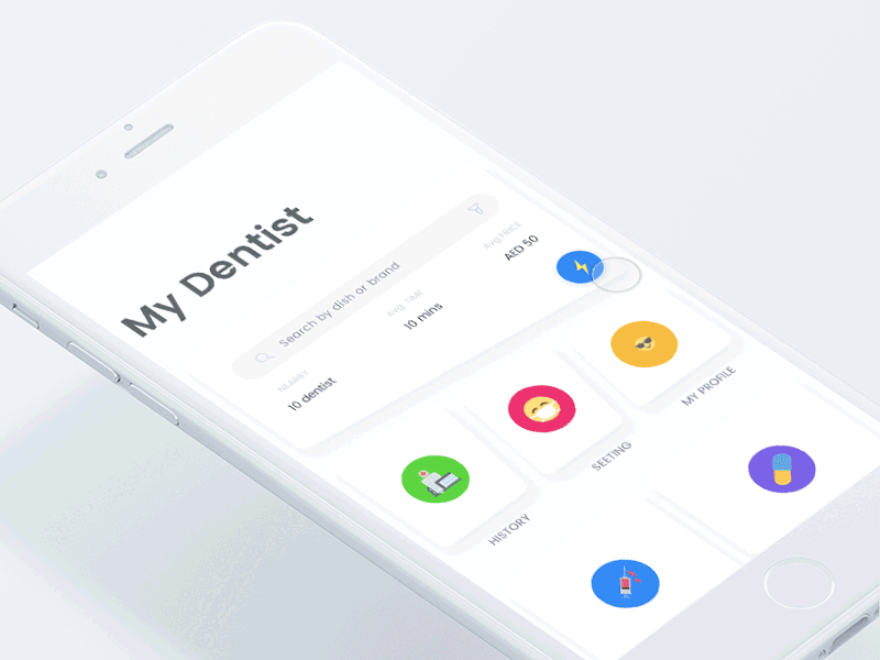 Dentist App UI design